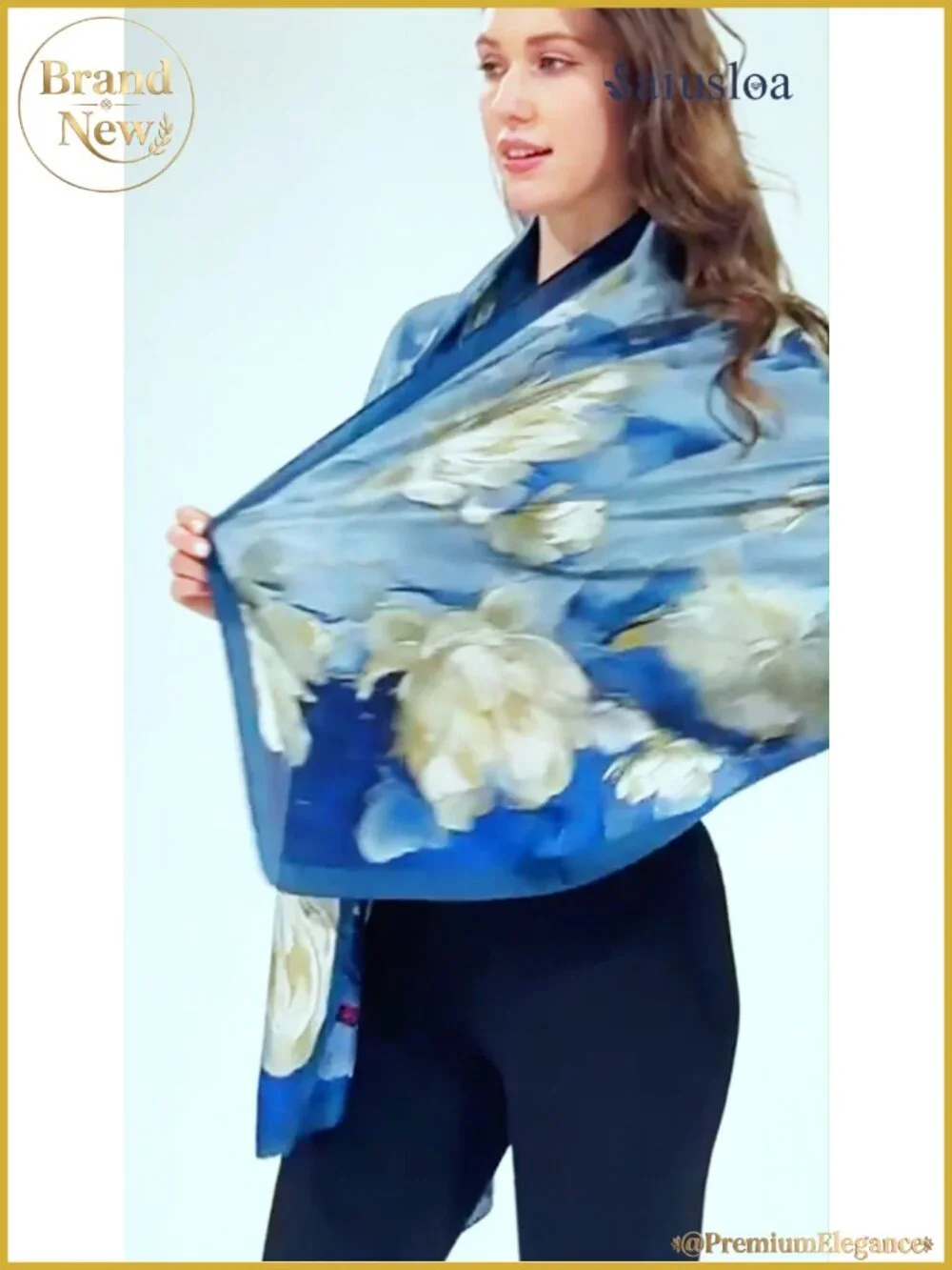 Polyester Satin Dress Scarf Shawl Wrap Lightweight Formal Evening